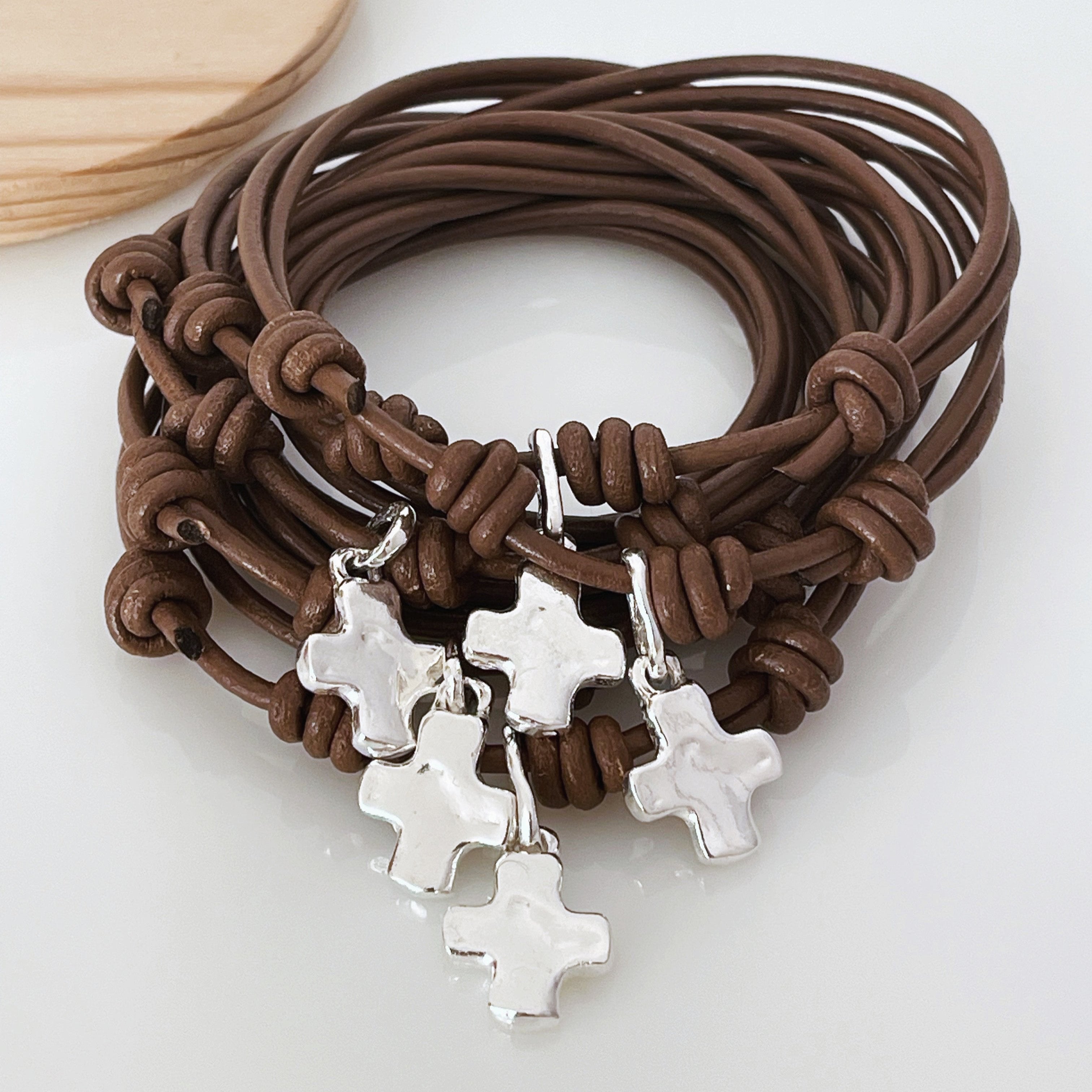 COLLAR CRUZ PLATA