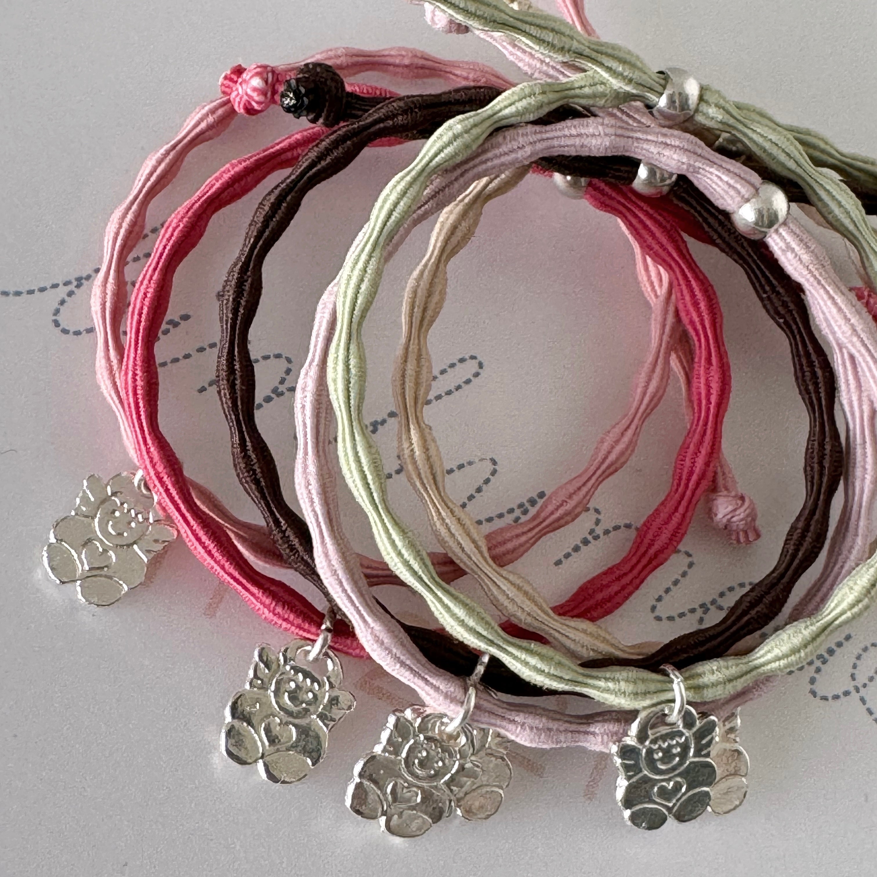 BRACELET WITH SILVER ANGEL MEDAL