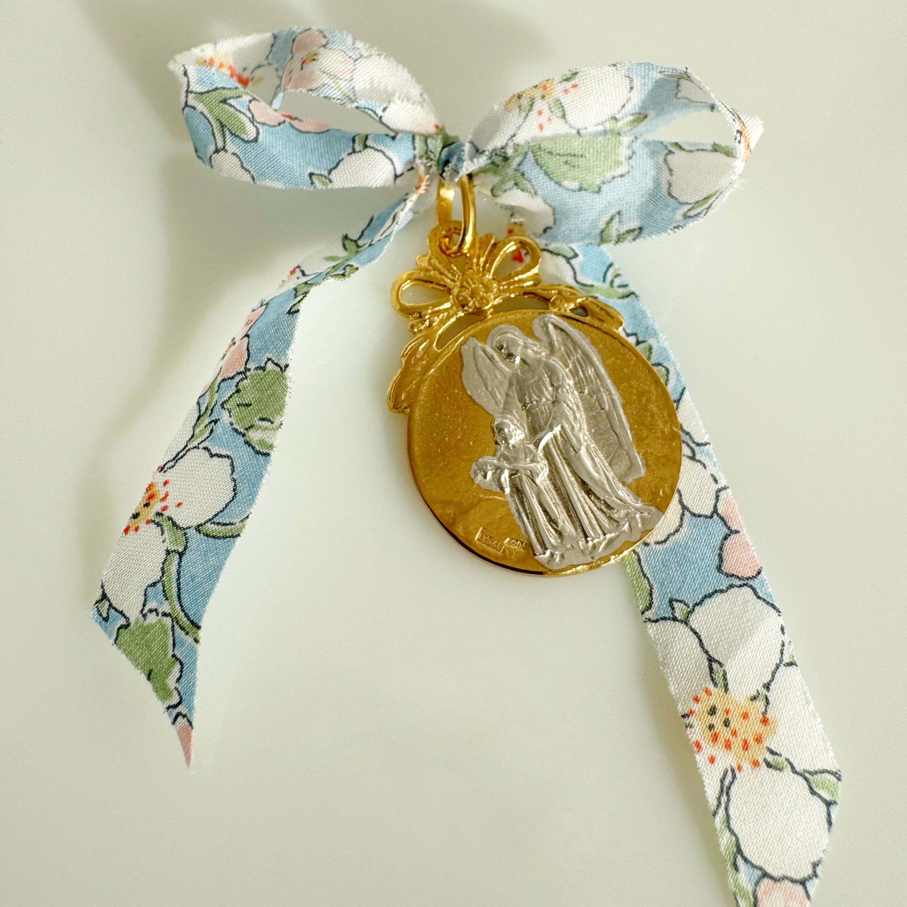 MEDALLA ÁNGEL DE LA GUARDA BROCADO