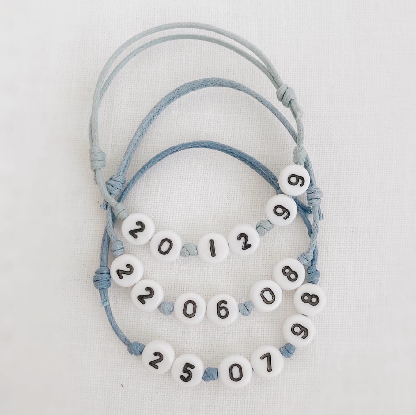 BEADED DATE BRACELET