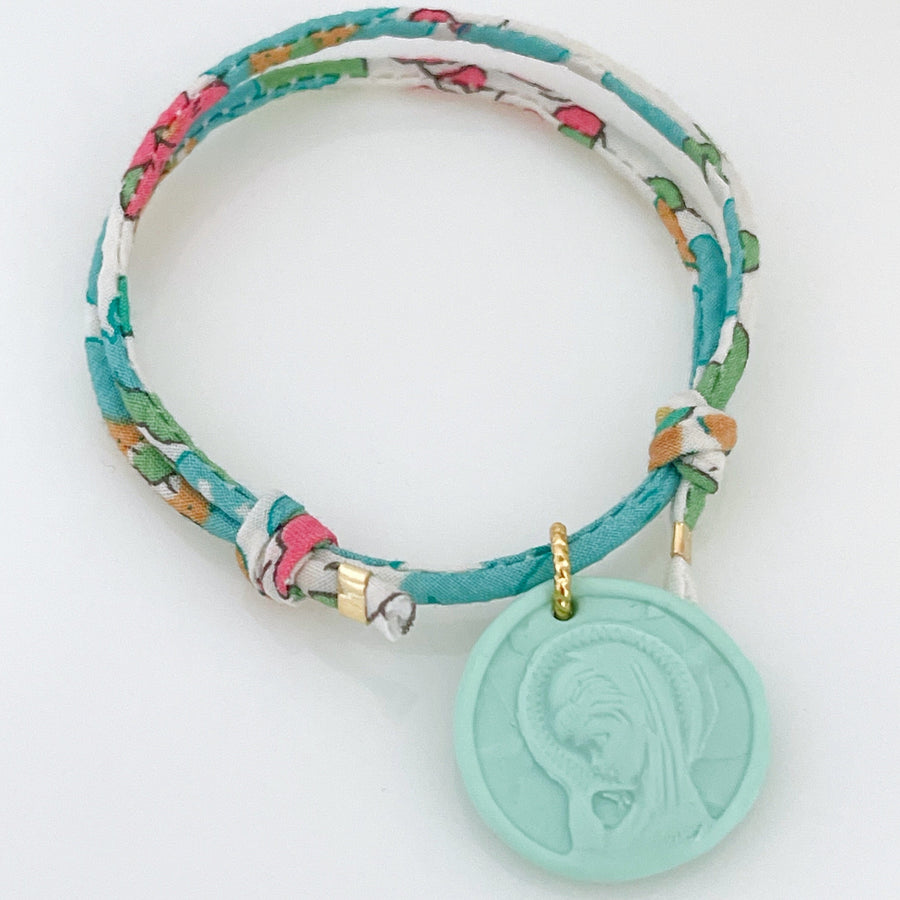 PULSERA VIRGEN NIÑA PASTEL LIBERTY