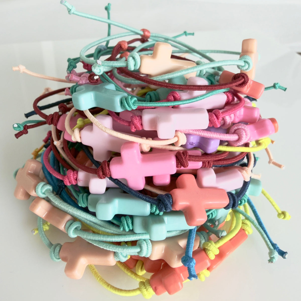 PACK PULSERA CRUZ ELÁSTICO