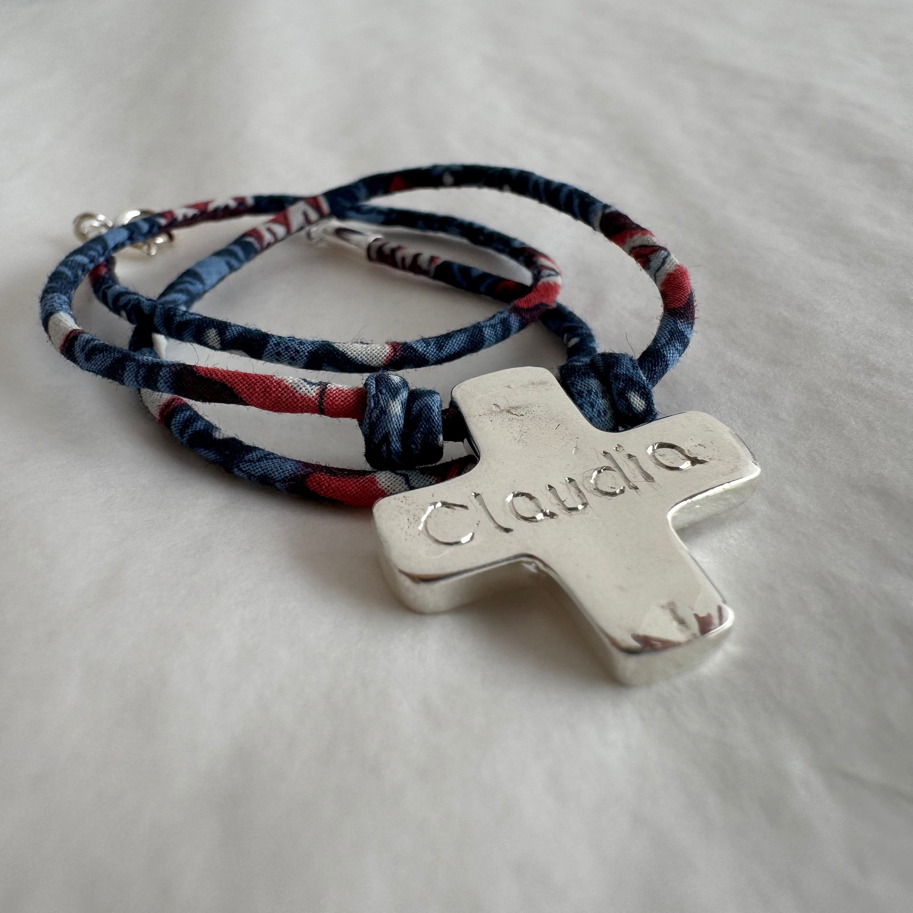 COLLAR CRUZ GRIEGA PLATA LIBERTY