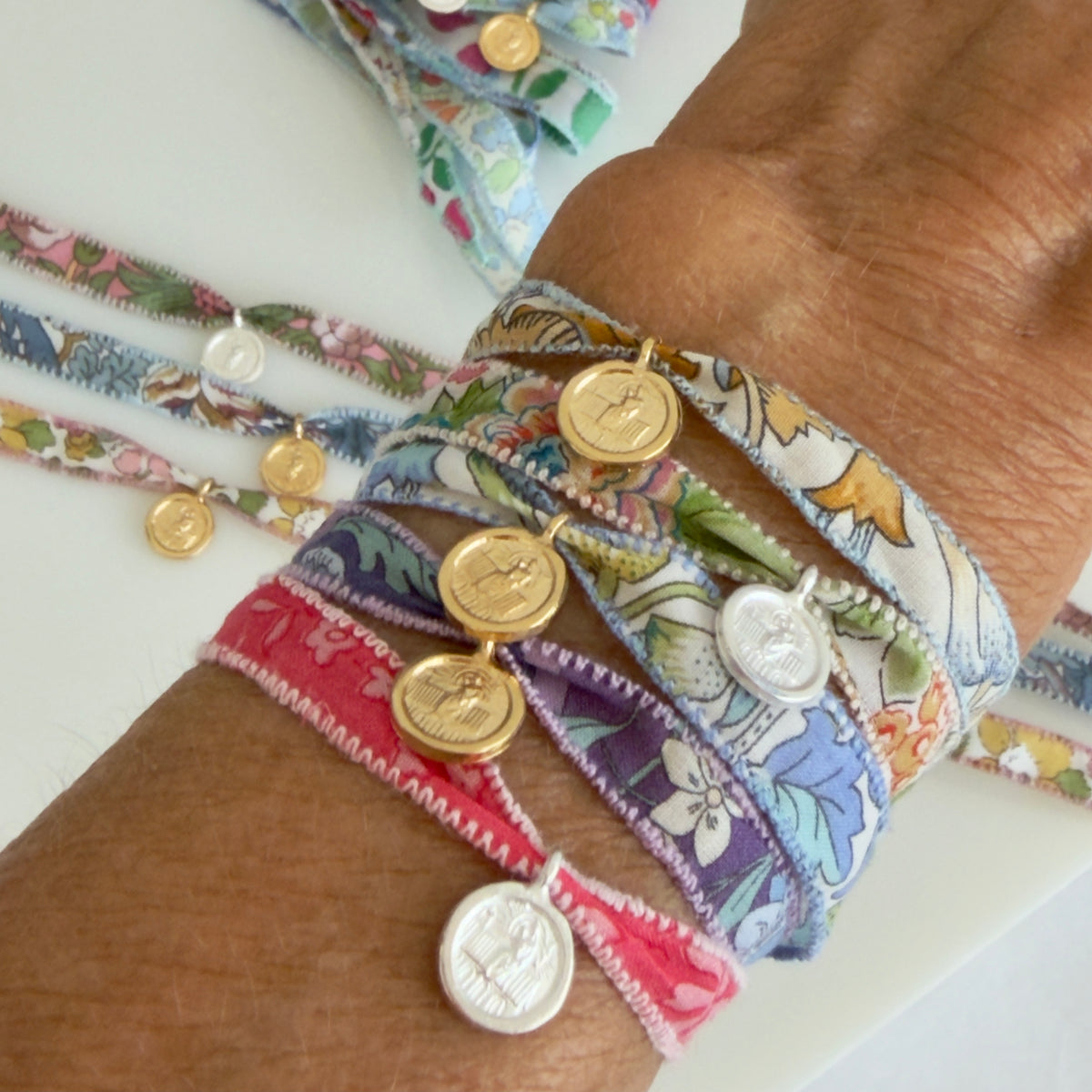 MINI SCAPULAR MEDAL LIBERTY BRACELET