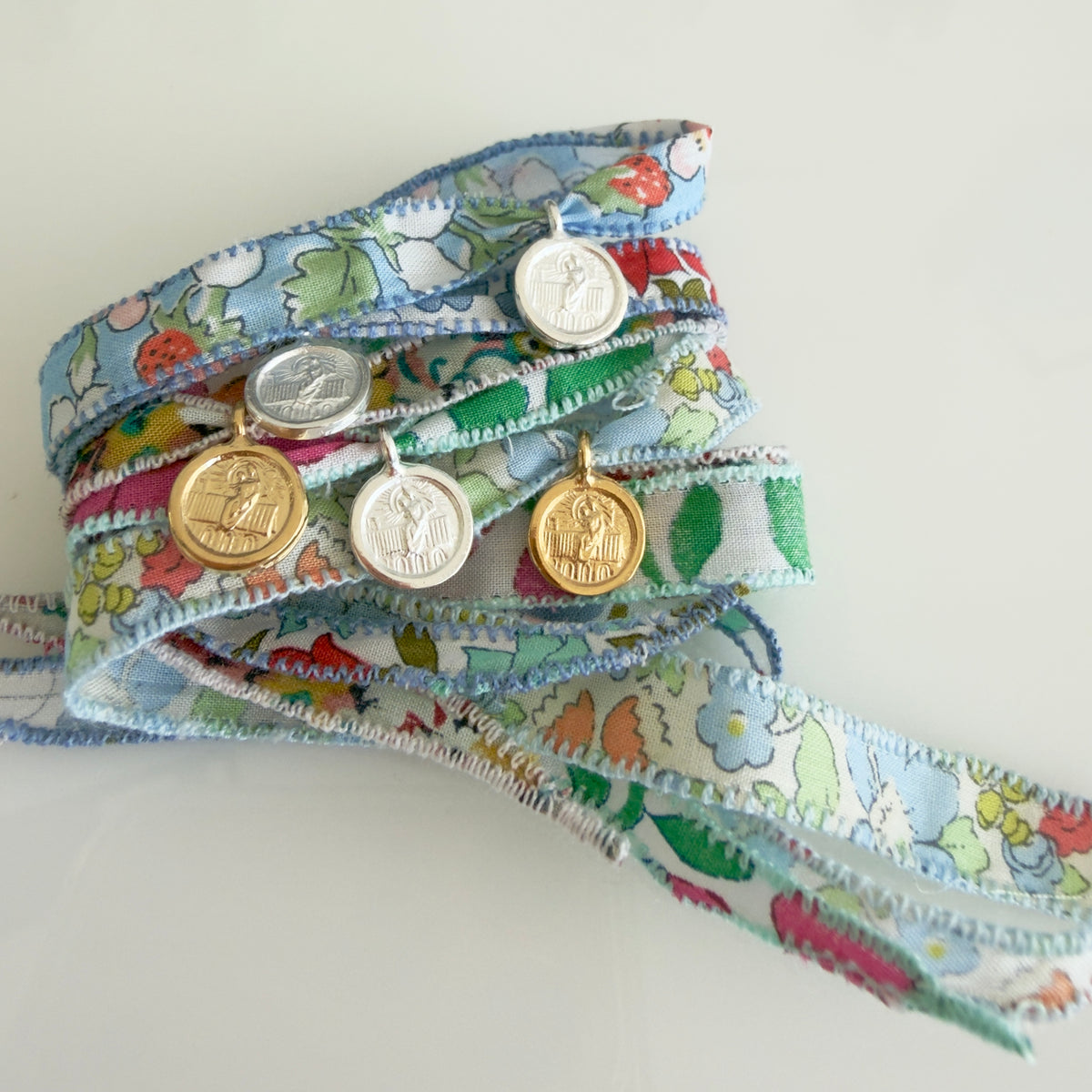MINI SCAPULAR MEDAL LIBERTY BRACELET